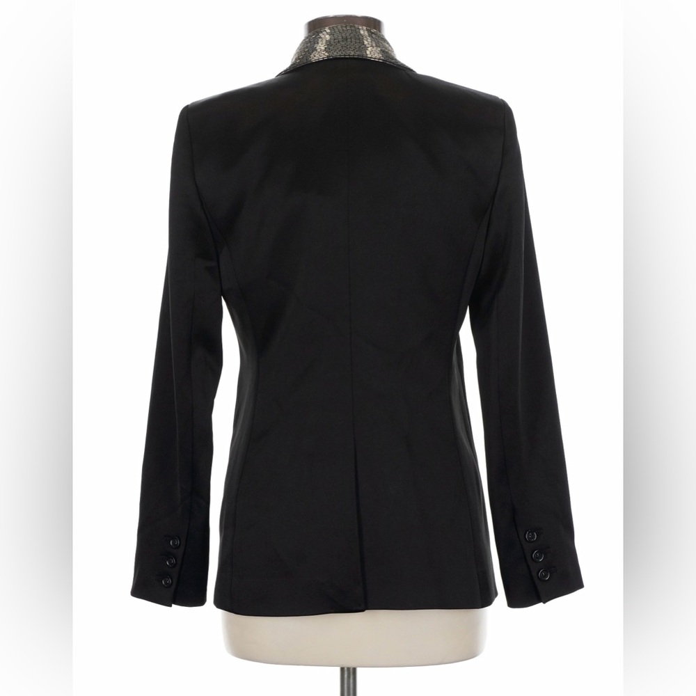 Alice + Olivia NWT Elegant Black Blazer with Embelished Accents - Picture 2 of 6